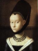 Petrus Christus Portrait of a Young Woman oil painting artist